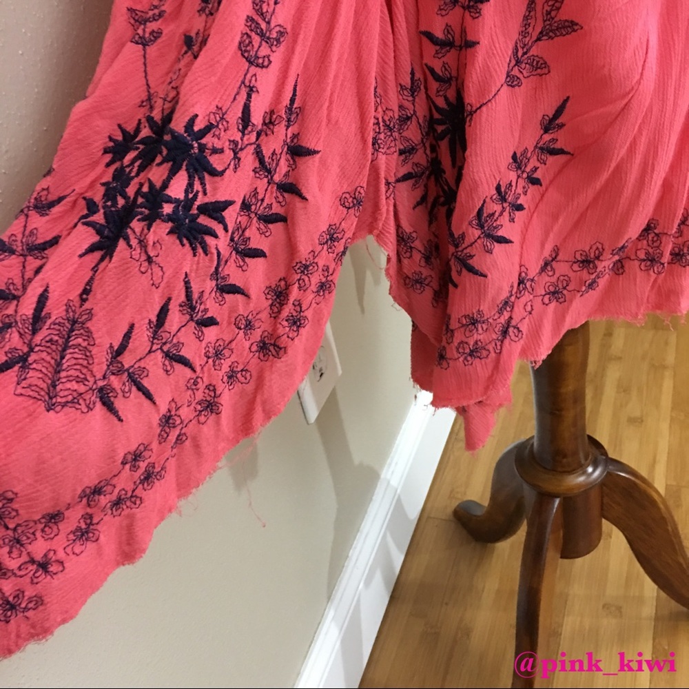 🆑 Free People Meadows of Medallion Slip Dress - Picture 7 of 9